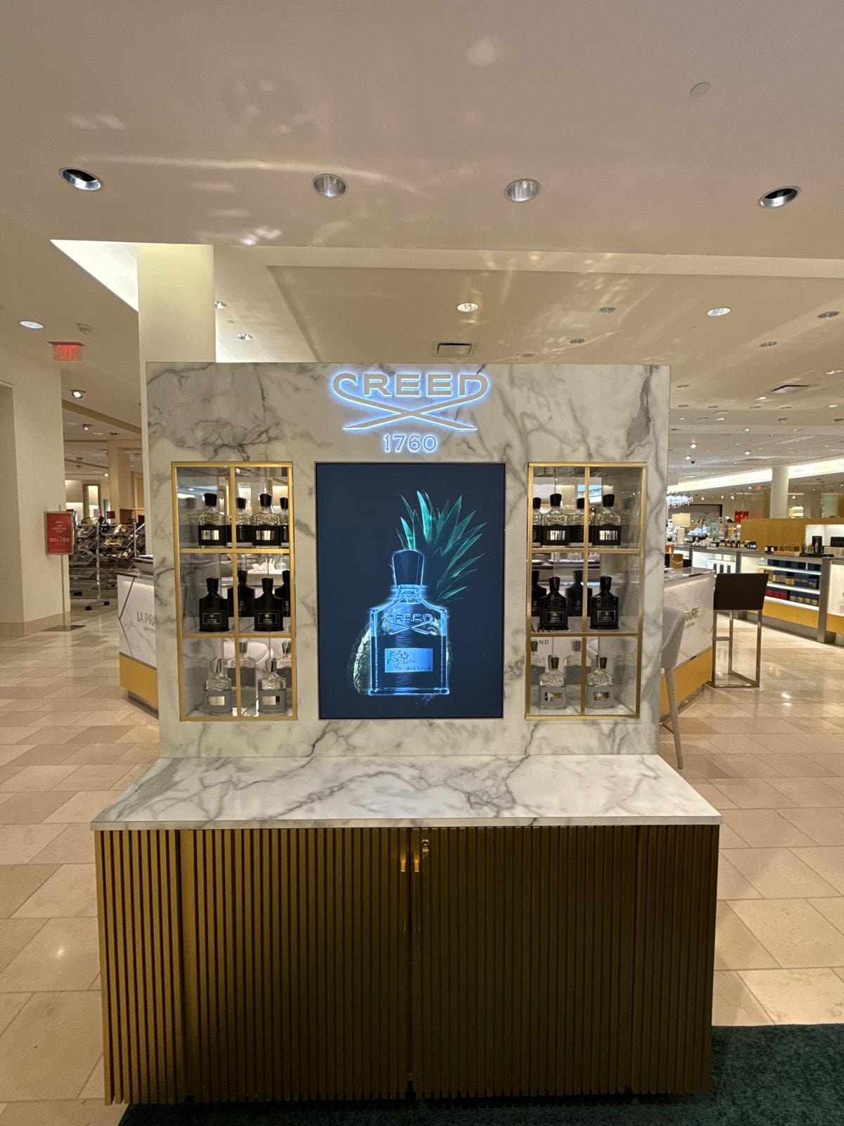 Creed 1760 kiosk closeup